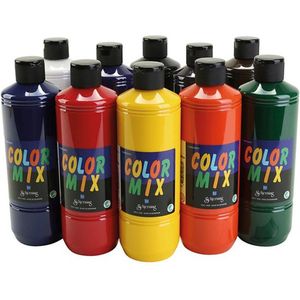 Verf - Diverse Kleuren - Milieuvriendelijk - Greenspot Colormix - 10x500ml