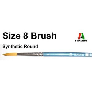 Italeri - 8 Brush Synthetic Round (Ita51211) - modelbouwsets, hobbybouwspeelgoed voor kinderen, modelverf en accessoires