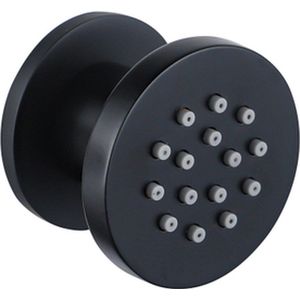 Fortifura Calvi zijdouche - 5cm - rond - mat zwart