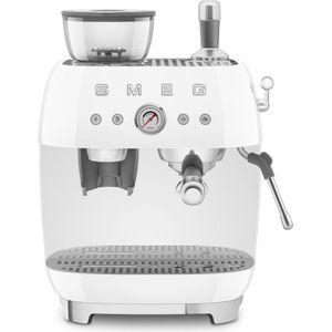 SMEG EGF03WHEU - Espressomachine met geïntegreerde bonenmaler - Wit