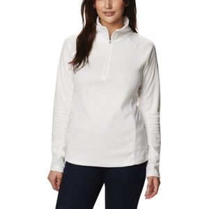 Columbia Glacial™ IV 1/2 Zip Fleece trui - Fleecetrui met halve rits - Outdoortrui Dames - Wit - Maat XL