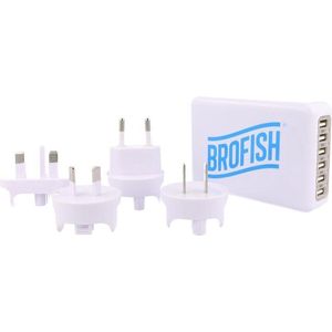 Brofish USB Wallcharger 6 Port white