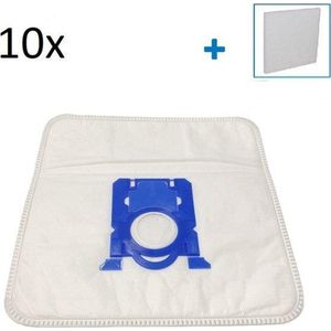10x Stofzuigerzakken Geschikt Voor AEG VX8-4-CB-E Stofzuiger- Set van 10 S-Bag Type Zakken Met 2 Stuks Filter