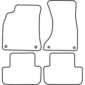 Mattenset Audi A4 - 2015 ->