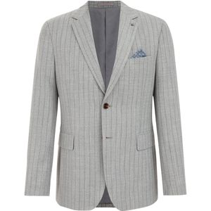 WE Fashion Heren blazer met krijtstreep