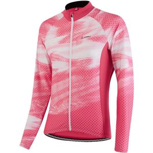 Löffler Fietsshirt Nebula Dames Polyester Rood Maat 40