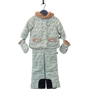 Ducksday – Winterjas voor kleuter – Winterbroek – Set van jas + broek – munt – Maat 92