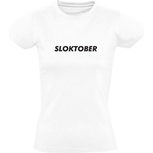 Sloktober | Dames T-shirt | Wit | Oktoberfest | München | Duitsland | Bier | Festival | Volksfeest