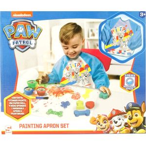 Paw Patrol Vingerverfset met Schort Blauw