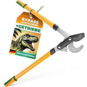 Boomschaar met GEAR-DRIVE snijsysteem - 780 mm, scherpe Bypass takkenschaar voor vers en droog hout