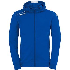 Kempa Player Hood Jacket Royal-Wit Maat L