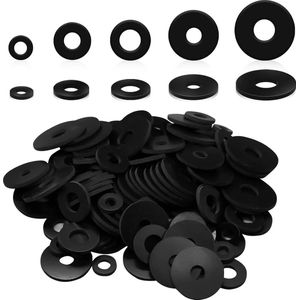 Rubberen sluitringen 12-18-20-25-30 mm - 120 stuks, rubberen afdichting, afstandhouders voor bouten, huishoudelijke apparaten, kranen