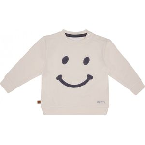 Frogs and Dogs - Smile Sweat Shirt - Beige - Maat 98 - Sweater