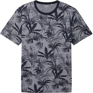 Tom Tailor T-shirt T Shirt Met Print 1042130xx10 35590 Mannen Maat - XXL