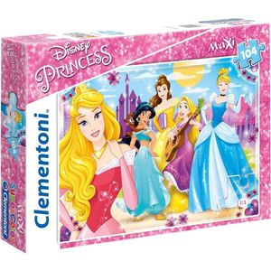 Clementoni Maxi Supercolor Legpuzzel Disney Princess 104 Stukjes