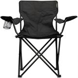 Abbey Camp - Campingstoel - Vouwstoel - Zwart