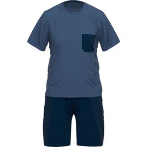 Ceceba Pyjama korte broek - Blauw - 31219-6096-620 - 6XL - Mannen