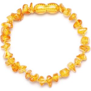 Baby/Kind - Barnsteen armbandje - lemon - chips gepolijst - 14cm