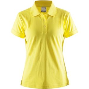Craft Polo Shirt Pique Classic Women Yellow