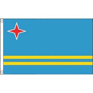CHPN - Vlag - Vlag van Aruba - Arubaanse vlag - Arubaanse Gemeenschaps Vlag - 90/150CM - Aruba flag - Nederlandse Antillen - Oranjestad