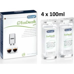 De'Longhi EcoDecalk Mini DLSC200 - Koffiemachineontkalker - 4 x 100 ml