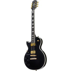 Epiphone Les Paul Custom Ebony Lefthand - Elektrische gitaar voor linkshandigen