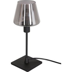 Steinhauer tafellamp Ancilla - zwart - metaal - 13,5 cm - E14 fitting - 3102ZW