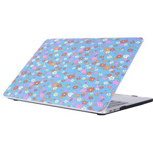 Mobigear Laptophoes geschikt voor Apple MacBook Pro 15 Inch (2016-2019) Hoes Hardshell Laptopcover MacBook Case | Mobigear Flowers - Model 22 - Model A1707 / A1990