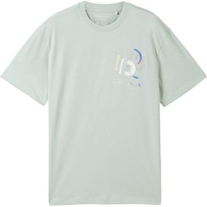 Tom Tailor T-shirt T Shirt Met Logoprint 1042037xx12 17549 Mannen Maat - M