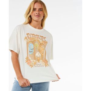 Rip Curl Tropical Tour Hertiage Tee - Bone