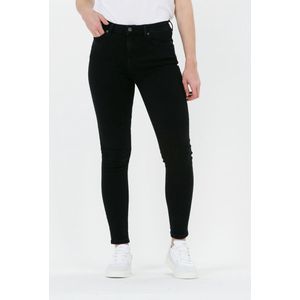 Selected Femme Slfsophia Mw Skinny Black Jean Jeans - Zwart