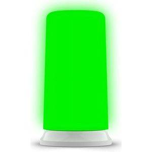Groene en witte lichttherapielamp voor angst, migraine en slapeloosheid - Zachte warmwitte modus - Instelbare helderheid - Tik aanraaksensor