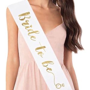 Bride To Be Sjerp I Vrijgezellenfeest Sjerp I 80 Cm I Wit met Goud