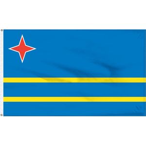 Go Go Gadget - Vlag van Aruba - Arubaanse Vlag - 90x150cm - Laat Uw Nationale Trots Zien!