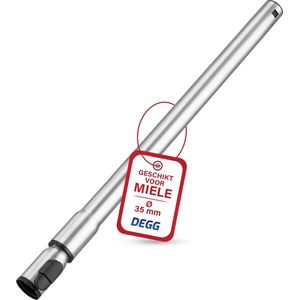 DEGG® - Telescoopbuis / Stofzuigerbuis - Geschikt voor Miele - 35mm - Met Kliksysteem - Stofzuigerstang - Zuigbuis - Stang - Stofzuiger Onderdelen - Premium Kwaliteit