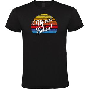 Klere-Zooi - Mij Niet Bellen! (retro) - Heren T-Shirt - XL