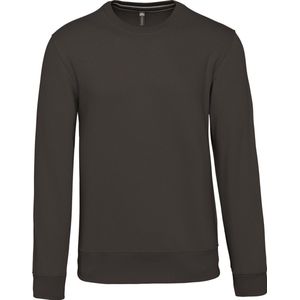 Unisex sweater met ronde hals Kariban Donkergrijs - 3XL