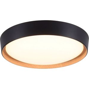 Emilia Plafondlamp LED 40cm zwart 3000k-1400lumen - Modern - Leuchten Direkt