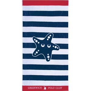 Greenwich Polo Club strandlaken Star 70x140 blauw