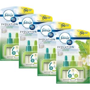 Febreze Luchtverfrisser navulling 3Volution Ochtenddauw 4 x 20 ml
