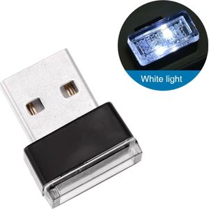 USB Led Verlichting Wit - USB LED Lampje voor Auto, Interieur of Laptop - Mini Sfeerverlichting Dashboard - Nachtverlichting Auto - Autoverlichting