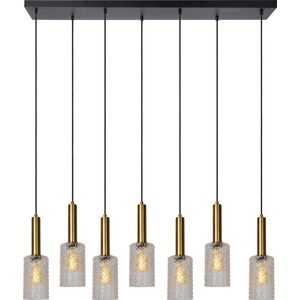 Lucide CORALIE - Hanglamp - 7xE27 - Transparant
