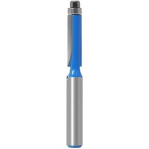 Hout Kantenfrees met Kopse Geleider - 6,35x25mm - Schacht 8mm, uitloopfrees met bovengeleider - kantfrees met bovenlager - router bit 8mm schacht