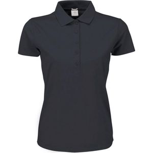 Tee Jays Dames/dames Luxe Stretch Poloshirt met korte mouwen (Donkergrijs)