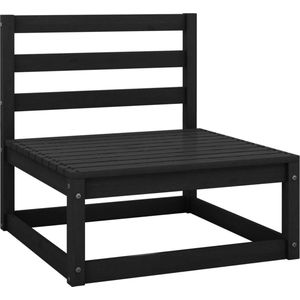 vidaXL Tuinbanken set met antraciete kussens Tuinset - Tuinkamer - Lounge Set - Buitentijd - Buitenleven