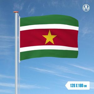 Vlag Suriname 120x180cm