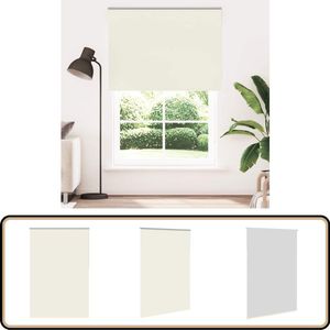 vidaXL Rolgordijn Verduisterend - 150x230cm - Polyester Rolgordijnen - Privacy Gordijnen - Lichtwerende Gordijnen - Verduisterend Gordijn - Woongebruik