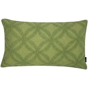 Annika Kussen stonewash groen 30x50cm