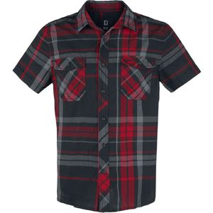 Brandit Overhemd -L- Roadstar Rood/Zwart