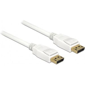 Premium DisplayPort kabel - versie 1.2 (4K 60Hz) / wit - 10 meter